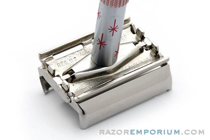 1965 Gillette K1 Pink Star Lady Gillette Double Edge Safety Razor