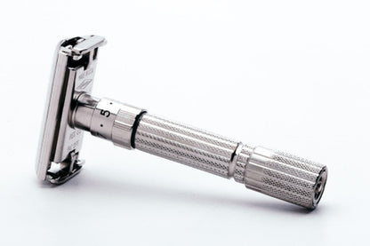 1959 Gillette Fatboy Adjustable Double Edge Razor Set E4