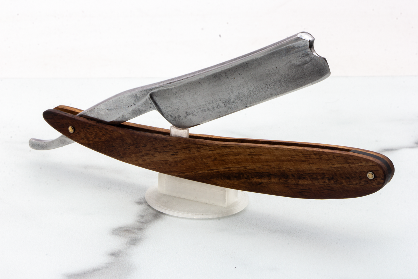5/8" Vintage Restored Wade & Butcher Straight Razor with Wood Scales
