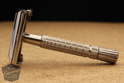 Gillette 1954 Flair Tip Super Speed Razor * Nickel REVAMPED