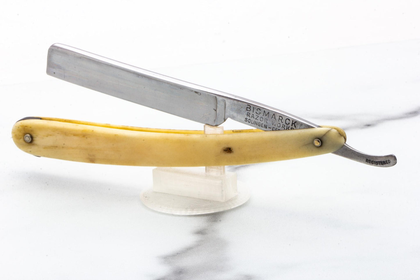 4/8" Restored 406 Bismarck Razor Works Straight Razor