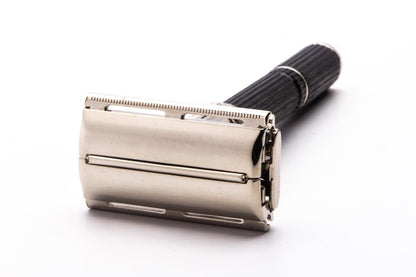 1971 Q1 Gillette Super Adjustable 84mm DE Safety Razor | Factory Nickel Revamp
