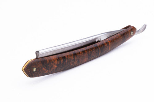 9/16" Blue Steel Razor Co NY Straight Razor Germany