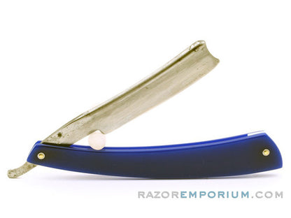 6/8" Vintage Cast Steel "Warranted" Straight Razor w/ Acrylic Scales