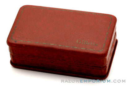1940's Aristocrat DE Safety Razor w/ Leather Case Blade Bank & Blades
