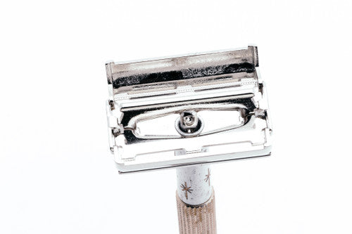1970 Champagne Star Lady Gillette DE Safety Razor | R2
