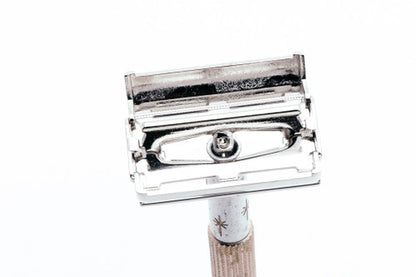 1970 Champagne Star Lady Gillette DE Safety Razor | R2