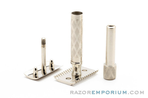 1922 Gillette New Improved Standard Criterion Bostonian DE Safety Razor | Nickel Revamp