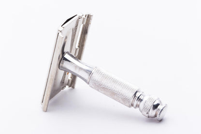 1967 M4 Gillette Travel Tech Double Edge Safety Razor Set | Original Condition