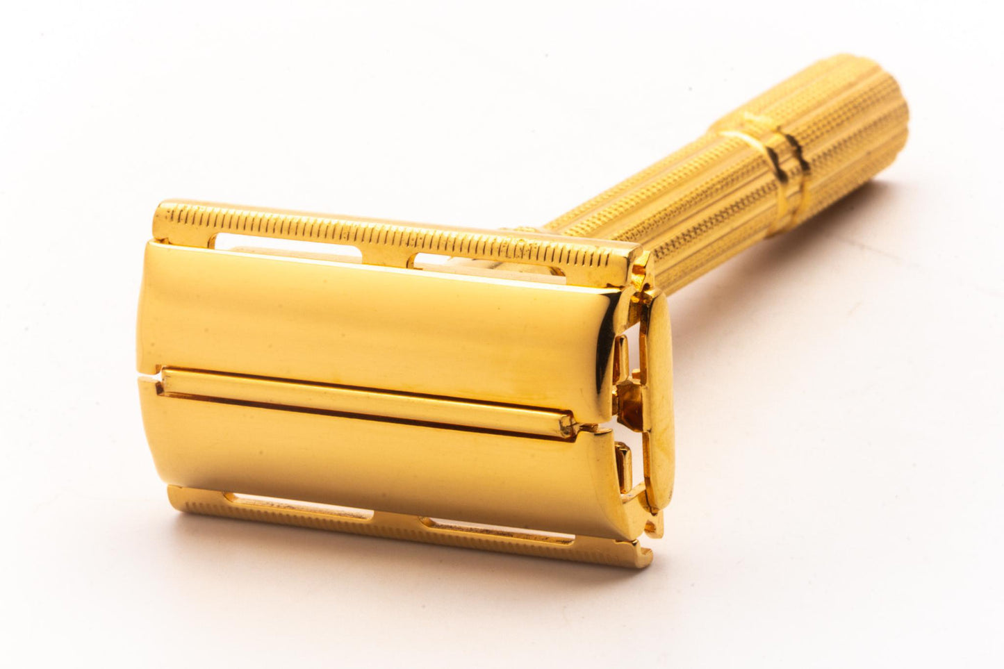 1964 L4 Gillette Slim Aristocrat Double Edge Safety Razor | 24K Gold Revamp