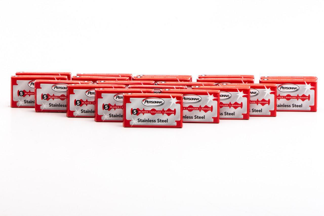 Personna Red Double Edge (DE) Safety Razor Blades – Razor Emporium