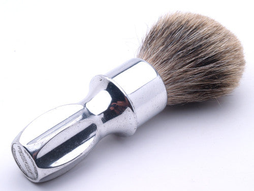 Vintage Restored Best Badger Shaving Brush | Metal Handle