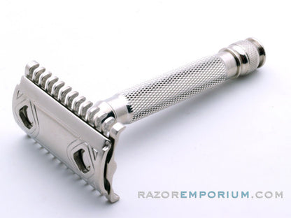 1930's Gillette Goodwill Long Comb Ball End Replica Handle Double Edge Safety Razor