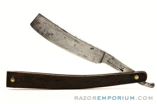 5/8"  Vintage "Warranted" Straight Razor w/ Original Scales