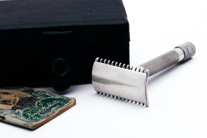 1916 Gillette Single Ring Old Type DE Safety Razor Set