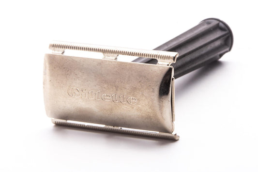 1964 J2 Gillette Ball End Tech Double Edge Safety Razor | Original Condition