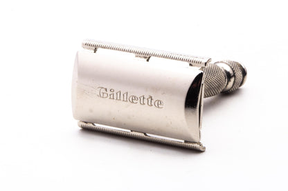 1964 J2 Gillette Ball End Travel Safety Razor Set | Original Condition