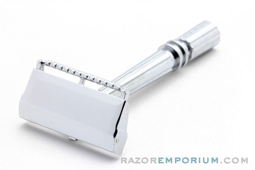 1930's GEM Micromatic "Clog Proof" Razor Single Edge TTO in Case