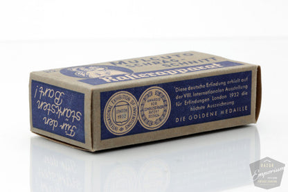 1940's Mulcuto Schrag-Schnitt Slant Razor with Original Packaging