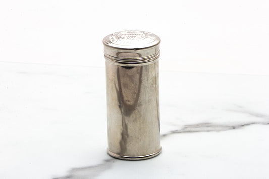 1920's Resinol Medicated Shaving Stick Soap Travel Canister