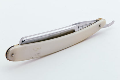 7/8" Filarmonica Doble Temple #14 Straight Razor w/ Coffin & Cream Scales| Spain