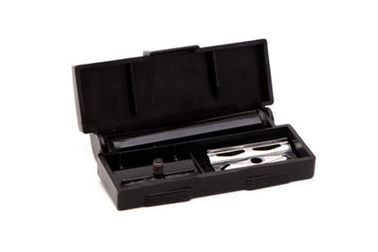 1940's WW2 Gillette Tech Safety Razor with Black Plastic Handle & Case