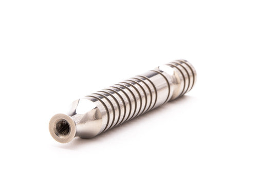 Universal Threaded Horizontal Knurled Double Edge Razor Handle - Pre-owned