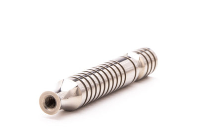 Universal Threaded Horizontal Knurled Double Edge Razor Handle - Pre-owned