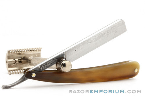 5/8" Red Imp 132 Straight Razor Made by Case USA