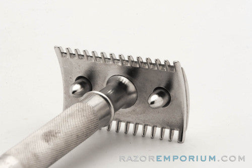 1907 Gillette Single Ring Old Type DE Safety Razor | Nickel Revamp
