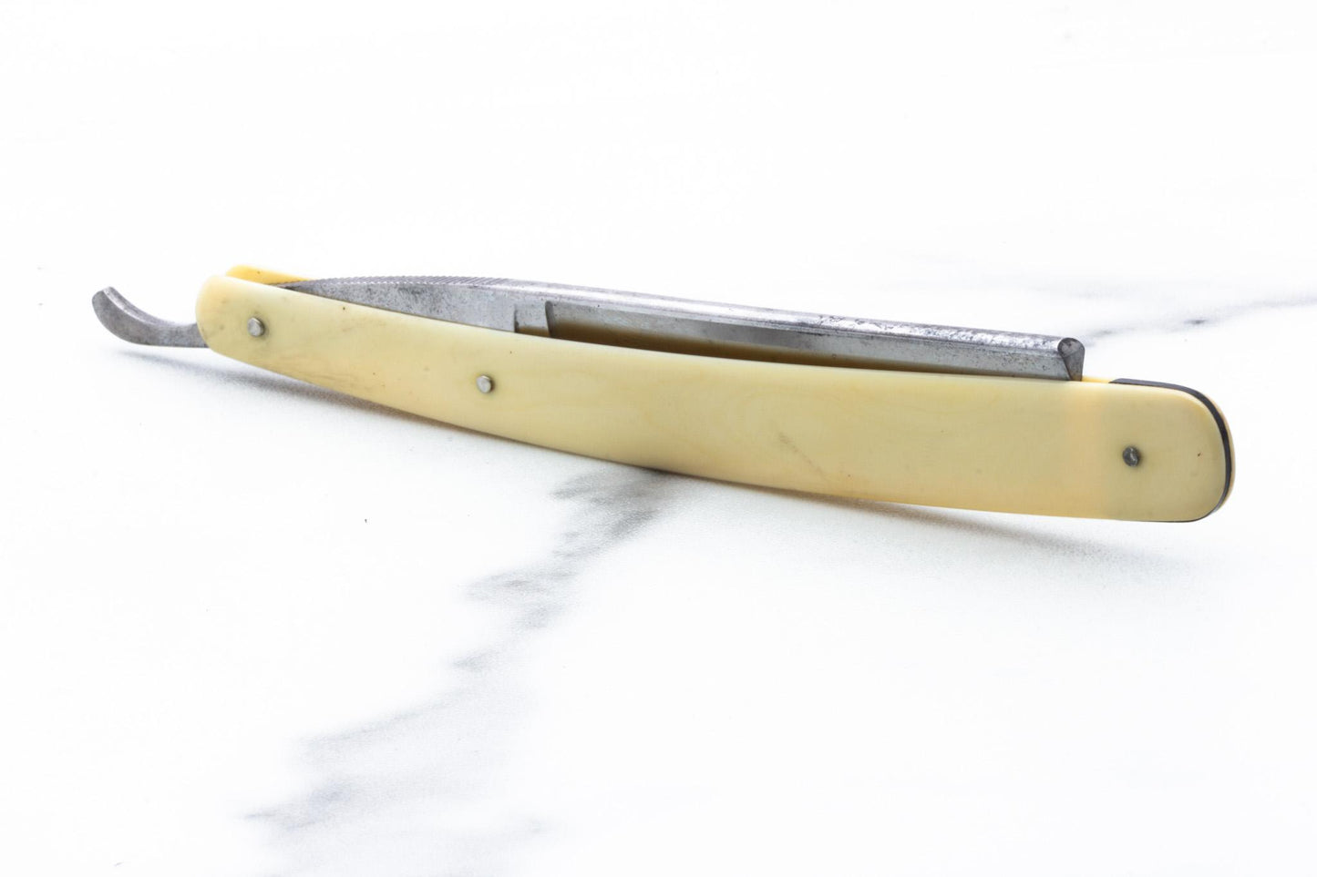 5/8" Vintage Restored I-XL Geo Wostenholm & Sons Straight Razor Set