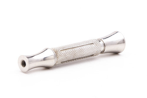 Universal Threaded Knurled Double Edge Razor Handle