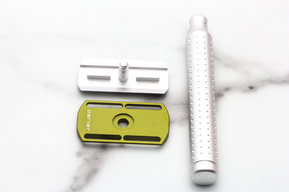 Parker | AeroShave Long Handle Aluminum Double Edge Safety Razor