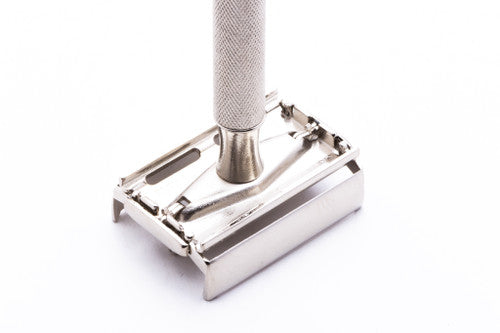 1953 Y3 Gillette Super Speed DE Safety Razor Set  | Factory Nickel Revamp