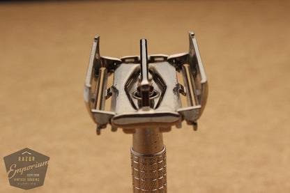 Gillette 1963 Flair Tip DE Super Speed Razor * Nickel REVAMPED
