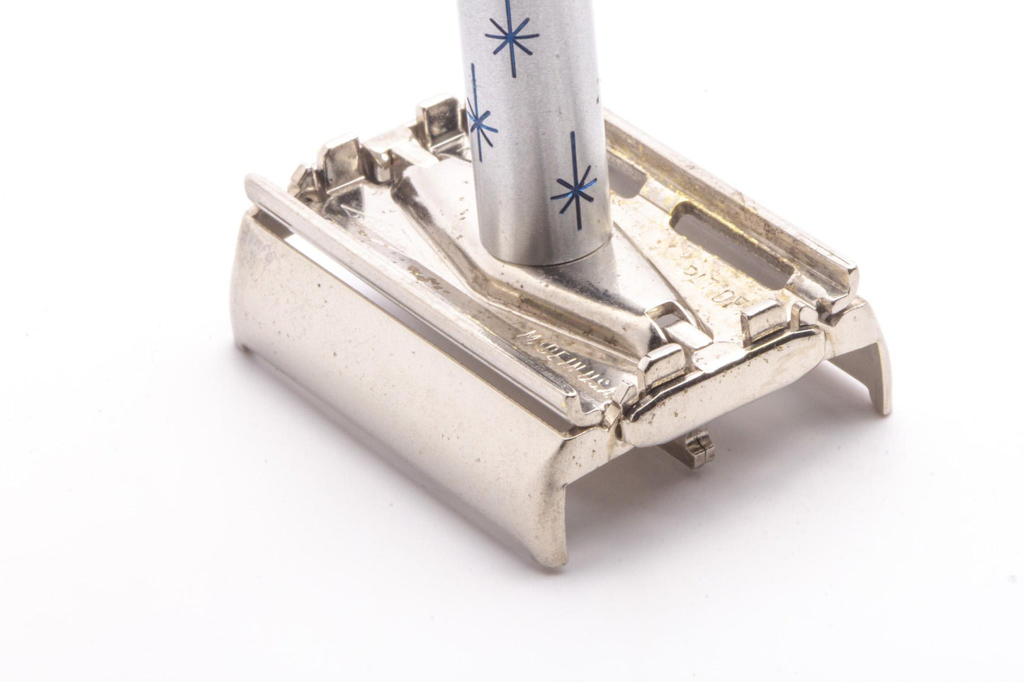 1965 K1 Gillette Blue Star Lady Gillette Double Edge Safety Razor | Original Condition