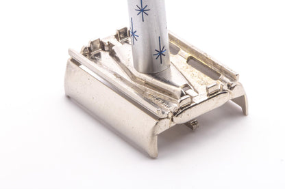 1965 K1 Gillette Blue Star Lady Gillette Double Edge Safety Razor | Original Condition