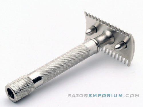 1916 Gillette Single Ring Old Type DE Safety Razor | Nickel Revamp