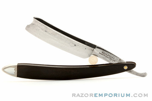 6/8" Holley & Co Straight Razor w/ Original Scales | Lakeville, Conn.