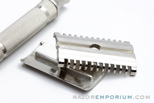 1930's Gillette NEW Common Bar Long Comb Razor | Factory Nickel Revamp