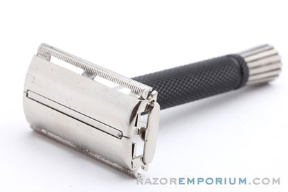 1980's Gillette Black Handle Super Speed Safety Razor