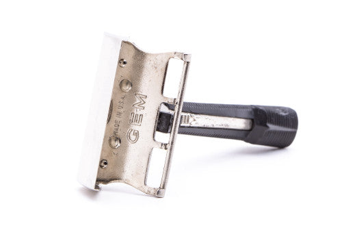 1960s Gem Push Button Single Edge Safety Razor