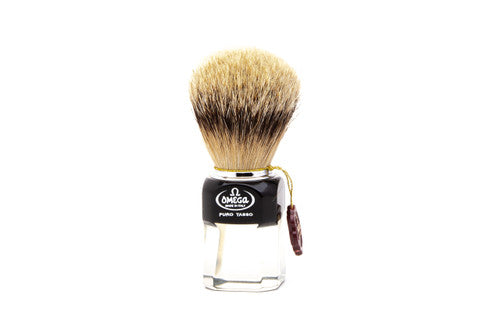 Omega 634 Omega Silvertip Badger Shaving Brush