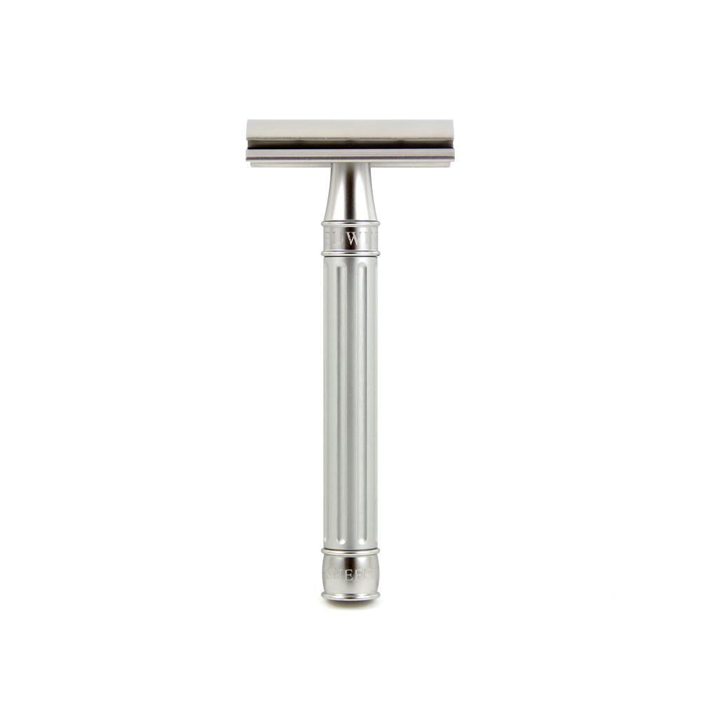 Edwin Jagger | DESSGA9BL 3ONE6 Stainless Steel Safety Razor - Silver