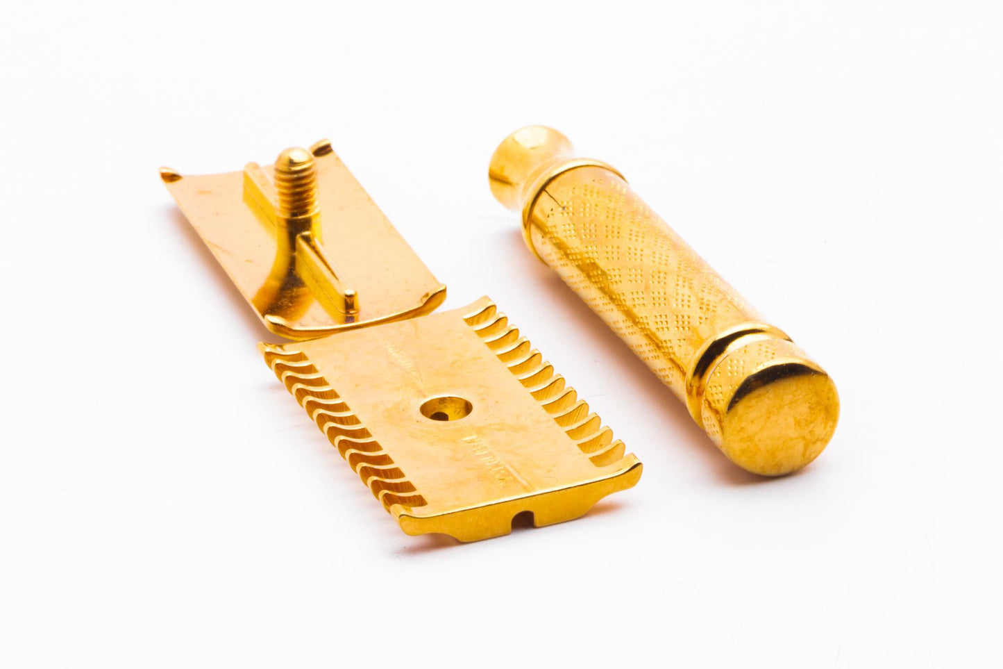 1925 Gillette New Improved Tuckaway Double Edge Travel Set | 24K Gold Revamp
