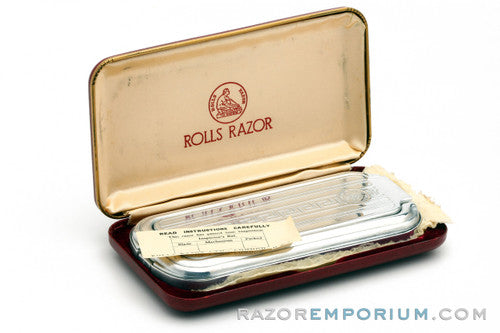 1940's Rolls Razor "Viscount" Safety Razor Set - Excellent