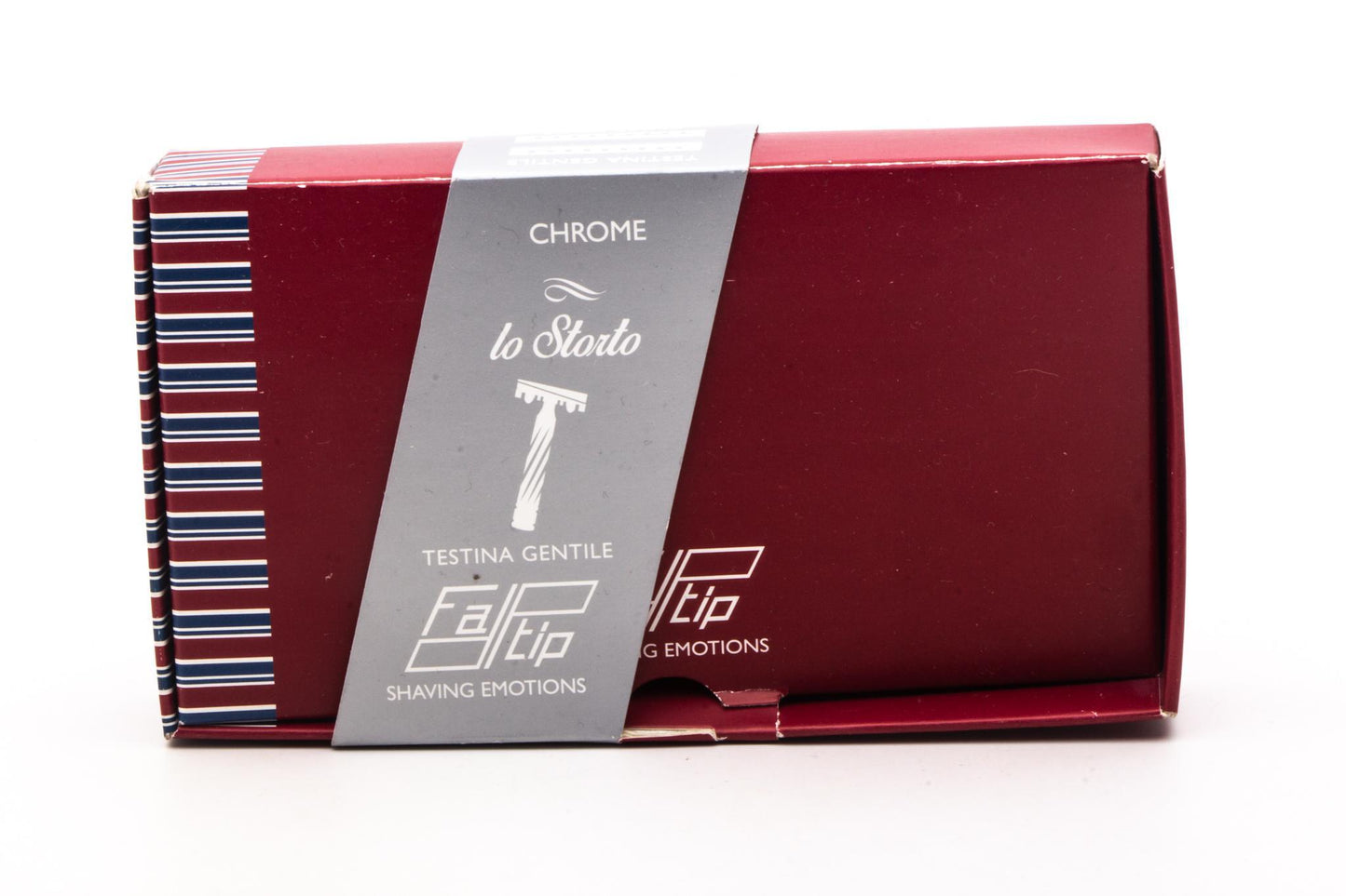 Fatip Chrome Lo Storto Slant Double Edge Safety Razor Set | Original Condition