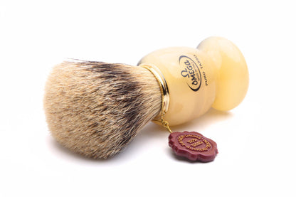 Omega 621 Super Badger Omega Shaving Brush