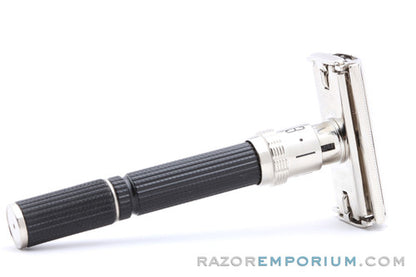 1973 T3 Gillette Super Adjustable 84 TTO Short Safety Razor Factory Nickel Revamp