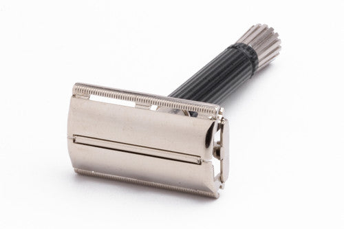 1972 Gillette Black Handle DE Super Speed Safety Razor  S2